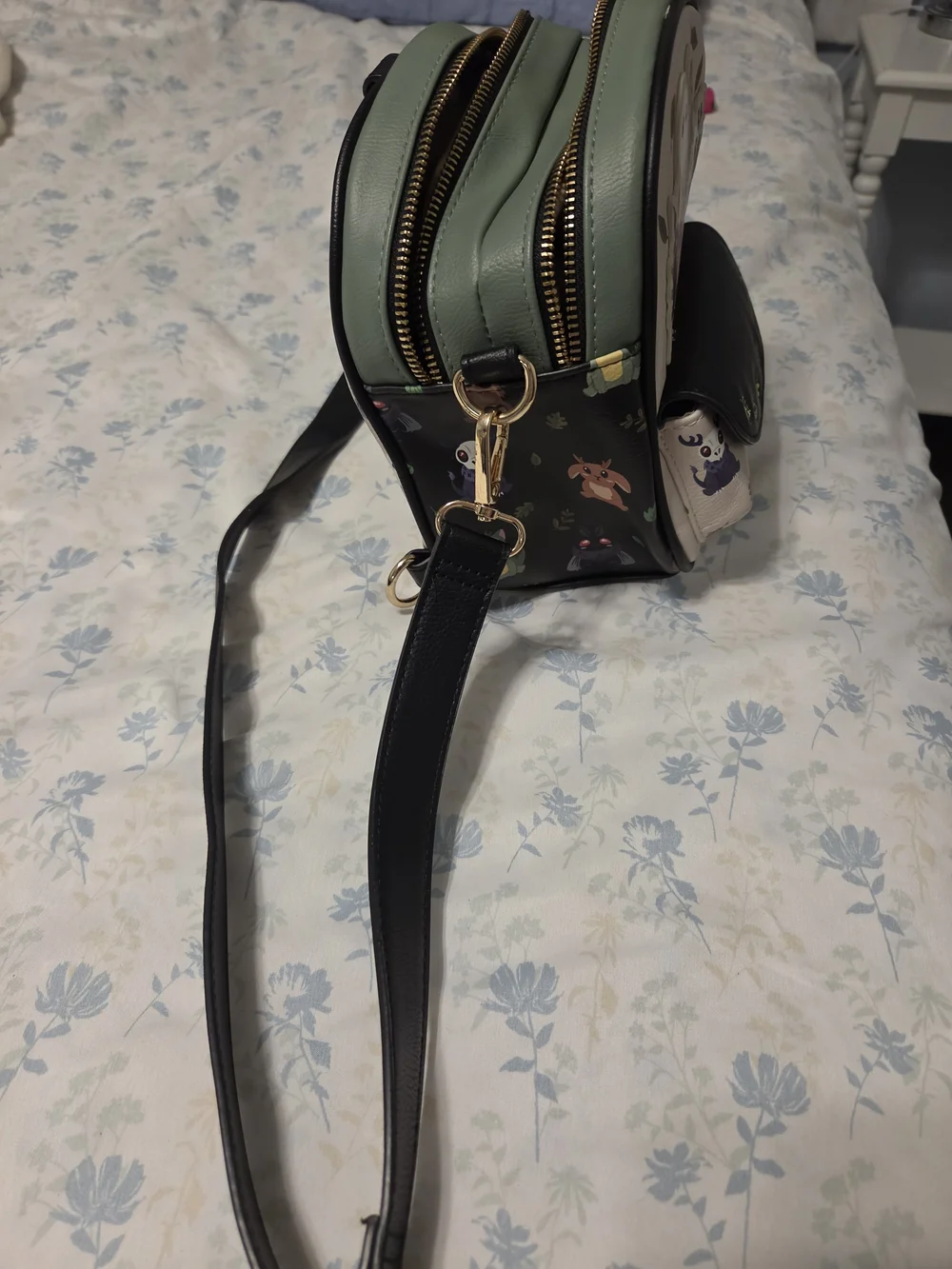 RARE!!!  Chibi Cryptids Allover Print Crossbody Bag - BoxLunch Exclusive